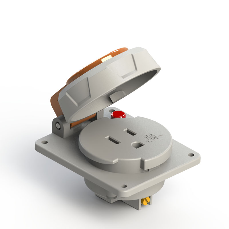 JH-美標(biāo)工業(yè)防水插座IP67